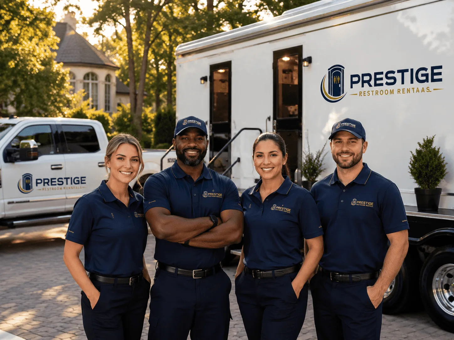 Trusted Luxury Portable Restrooms company in Derma, MS